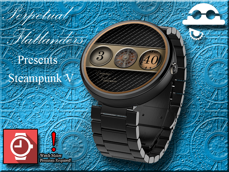 Android application Steampunk V for WatchMaker screenshort