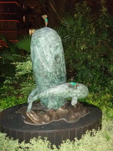 Whale and Doll sculpture