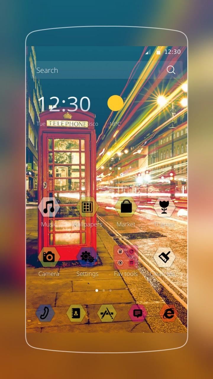 Android application Lonely Telephone Booth screenshort