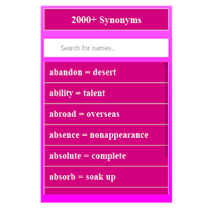 Download Synonyms For PC Windows and Mac