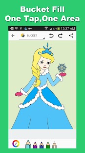   Princess Girls Coloring Game- screenshot thumbnail   