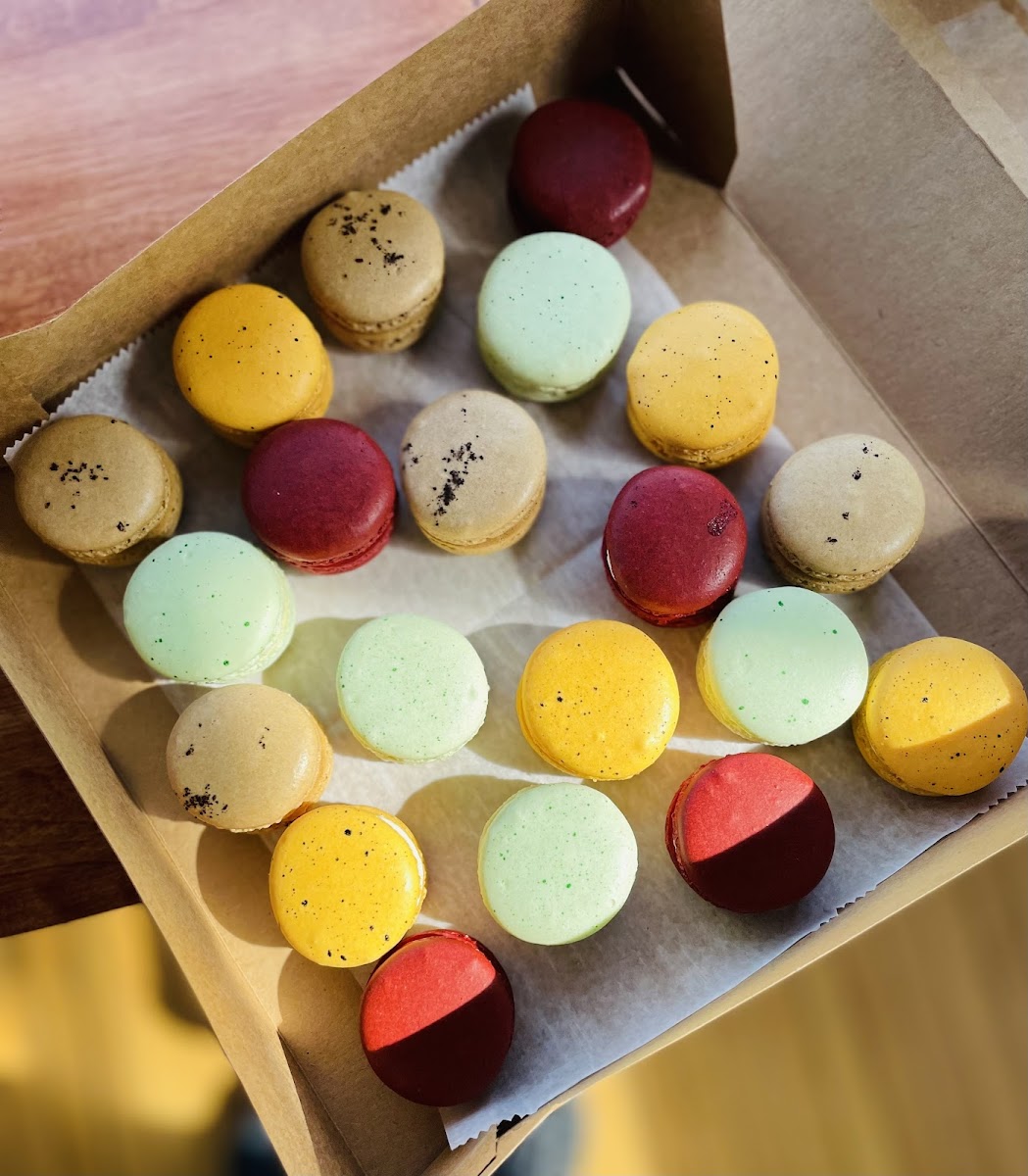 Macaron's are made with almond flour and are gluten free!