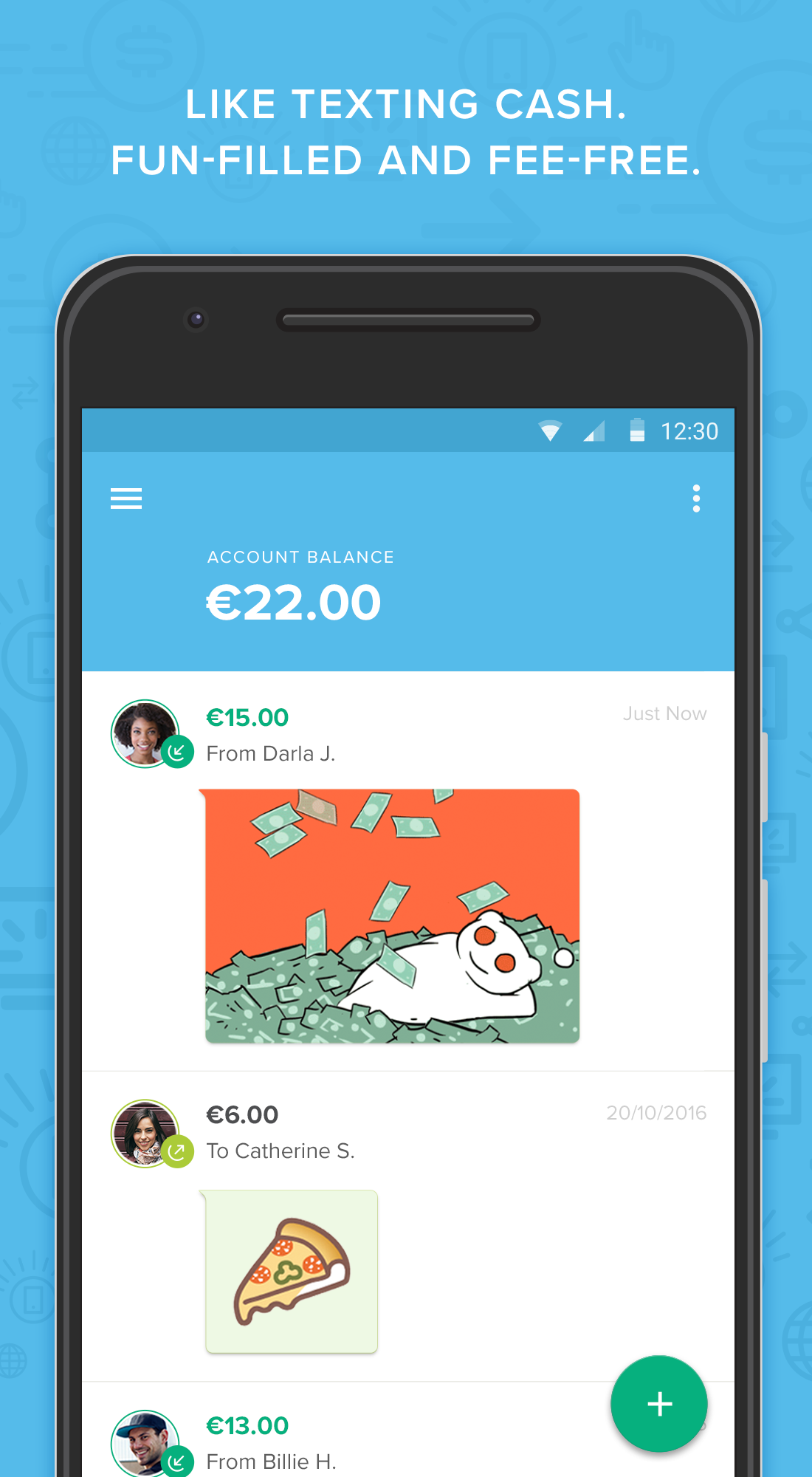 Android application Circle Pay screenshort