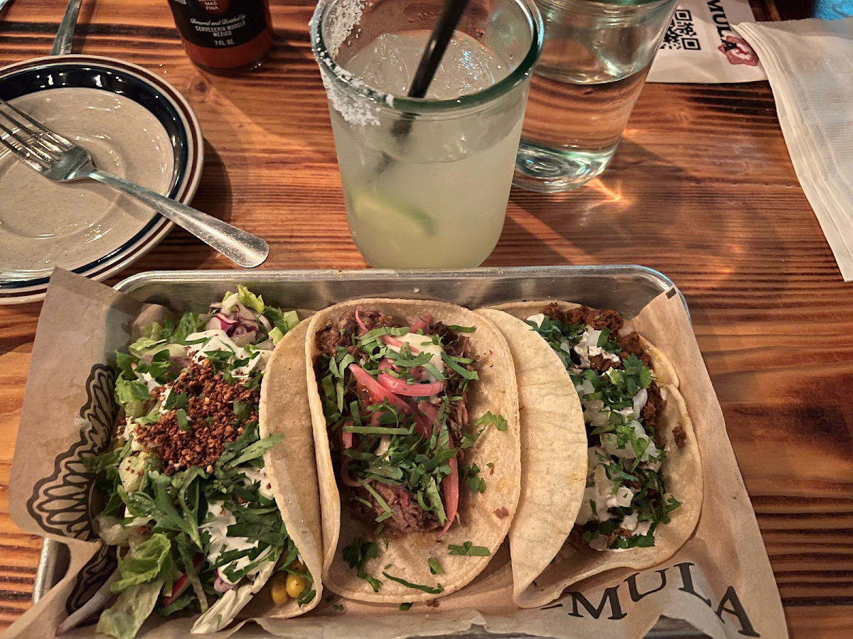 Gluten-Free Tacos at Mula