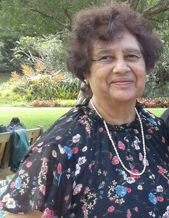 Former Durban principal Shirley James was found dead in her garage on Tuesday.