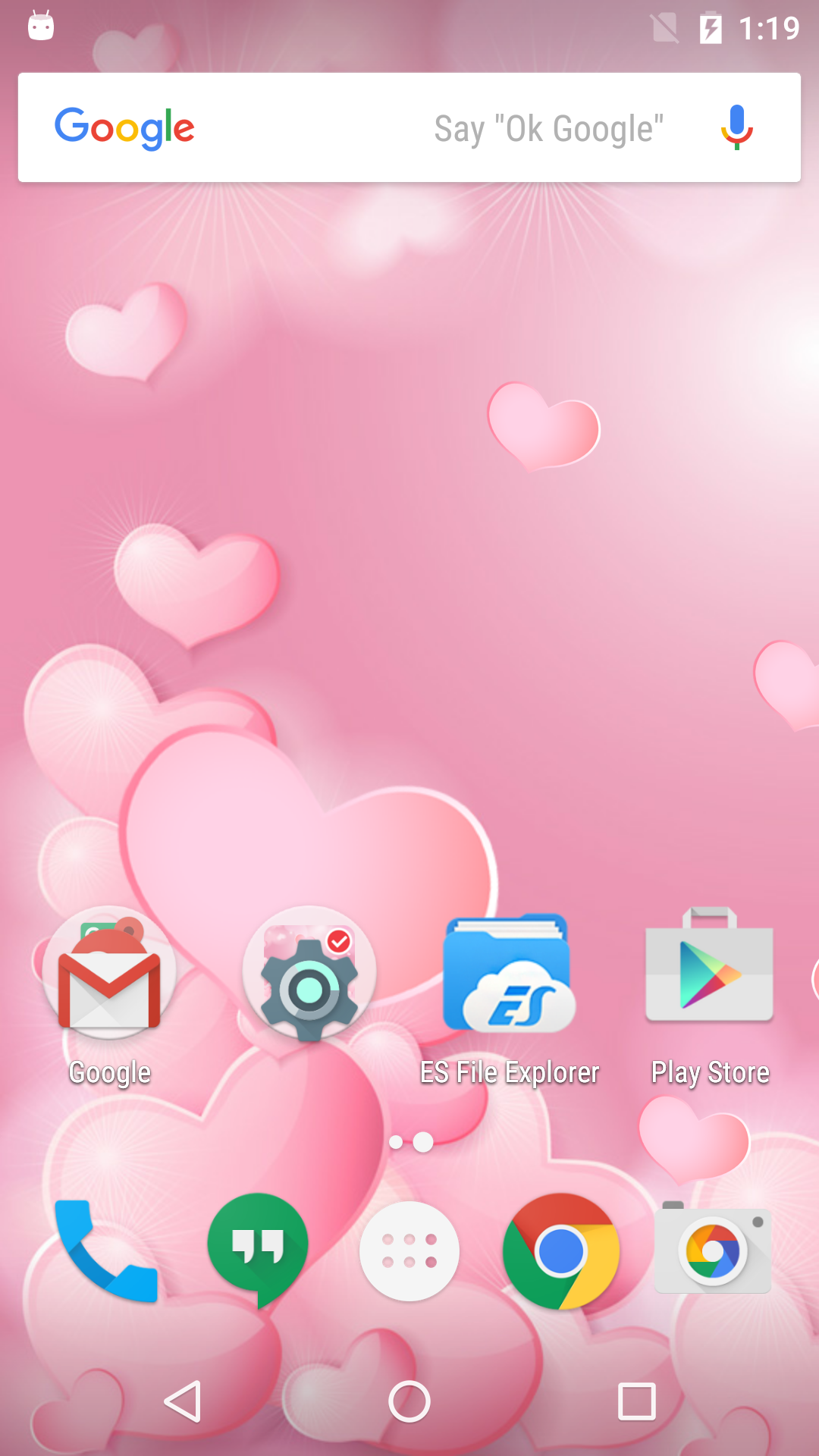 Android application Valentine Day Live Wallpaper screenshort