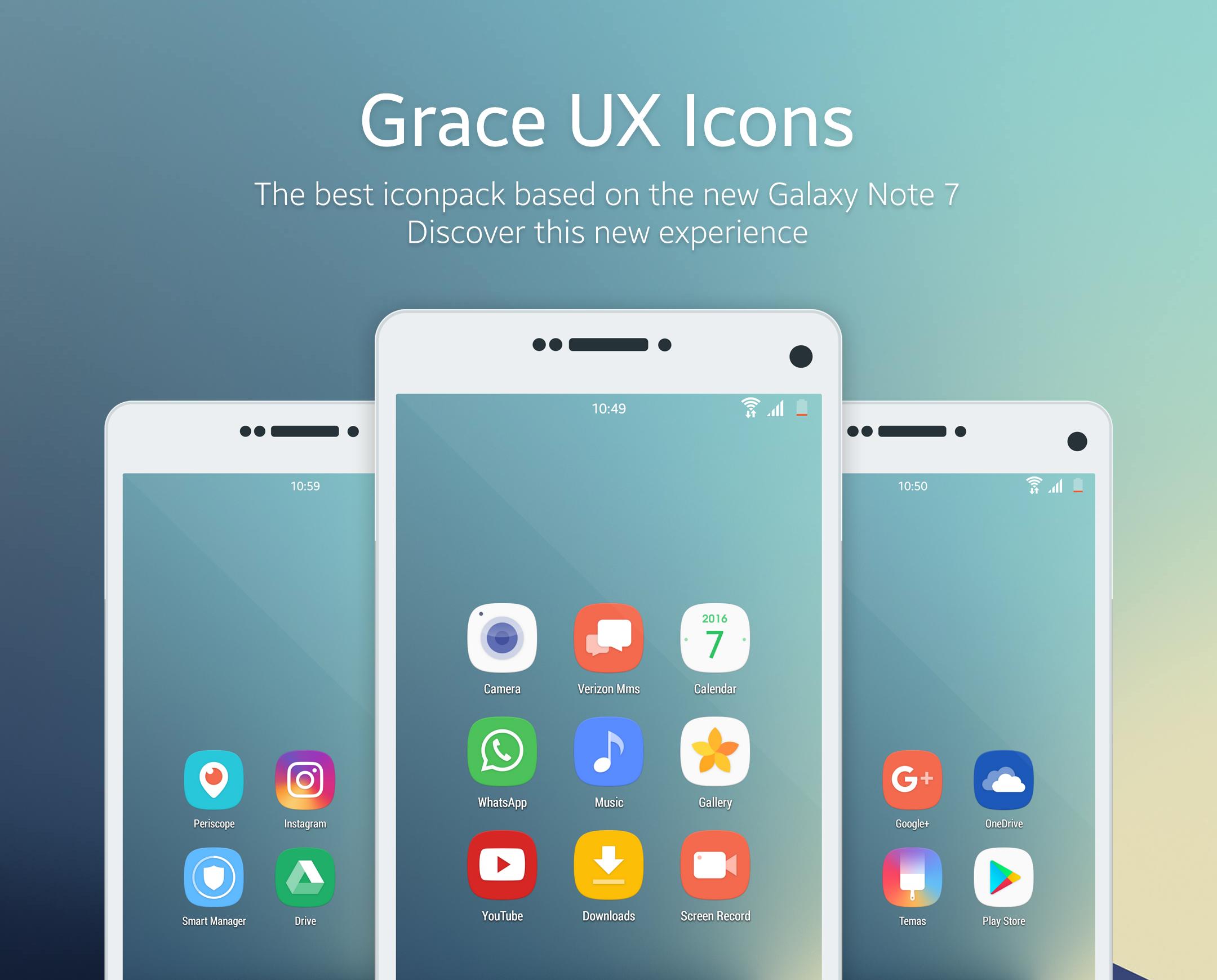 Android application Grace UX - Icon Pack screenshort