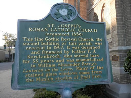 (organized 1858)  This fine Gothic Revival Church, the second building of this parish, was erected in 1907. It was designed and financed by Father P. J. Korstenbroek, who served here for 33 years...