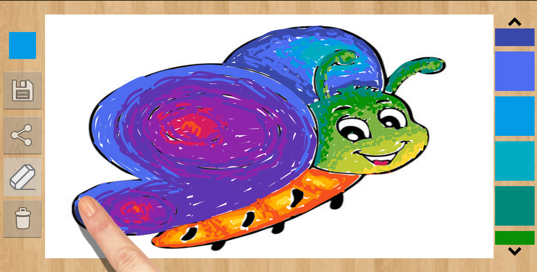 Android application Coloring pages screenshort