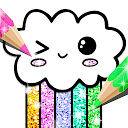 ダウンロード Kawaii Coloring Book Glitter をインストールする 最新 APK ダウンローダ