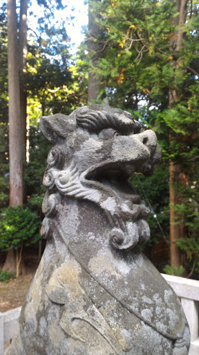 弥彦神社の狛犬
