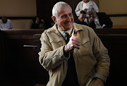 Joao Rodrigues, the apartheid policeman implicated in the murder of slain activist Ahmed Timol, is seen in the Johannesburg Magistrate's Court on July 30, 2018.
