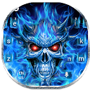 ダウンロード Flaming Skull Keyboard Theme をインストールする 最新 APK ダウンローダ