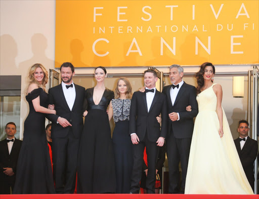 George Clooney, Amal Clooney, Julia Roberts and Jodie Foster attend the "Money Monster" Premiere during the 69th annual Cannes Film Festival on May 12, 2016 in Cannes, France.