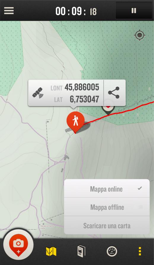 Android application Quechua Tracking screenshort