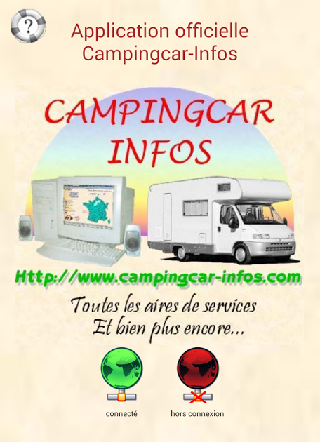 Android application Aires Campingcar-infos screenshort