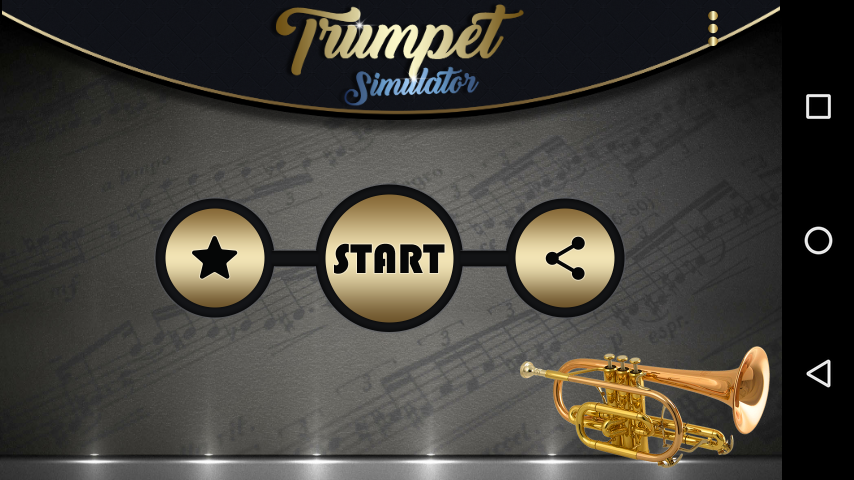 Android application Trumpet Simulator screenshort