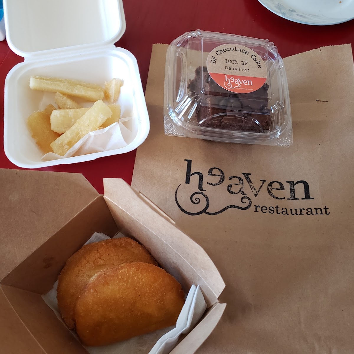Heaven takeout. Highly recommend.