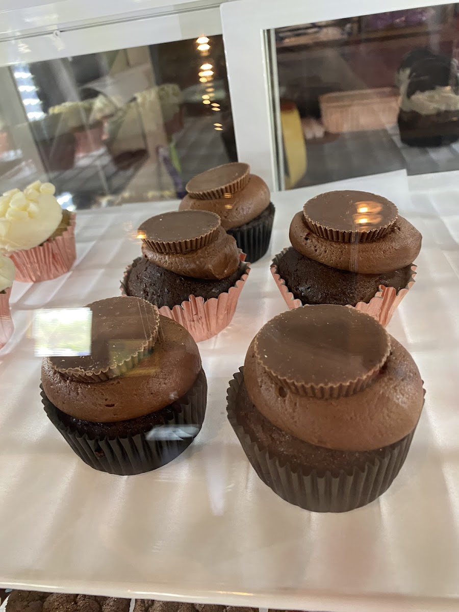 Gluten Free Chocolate Peanut Butter Cup Cupcakes