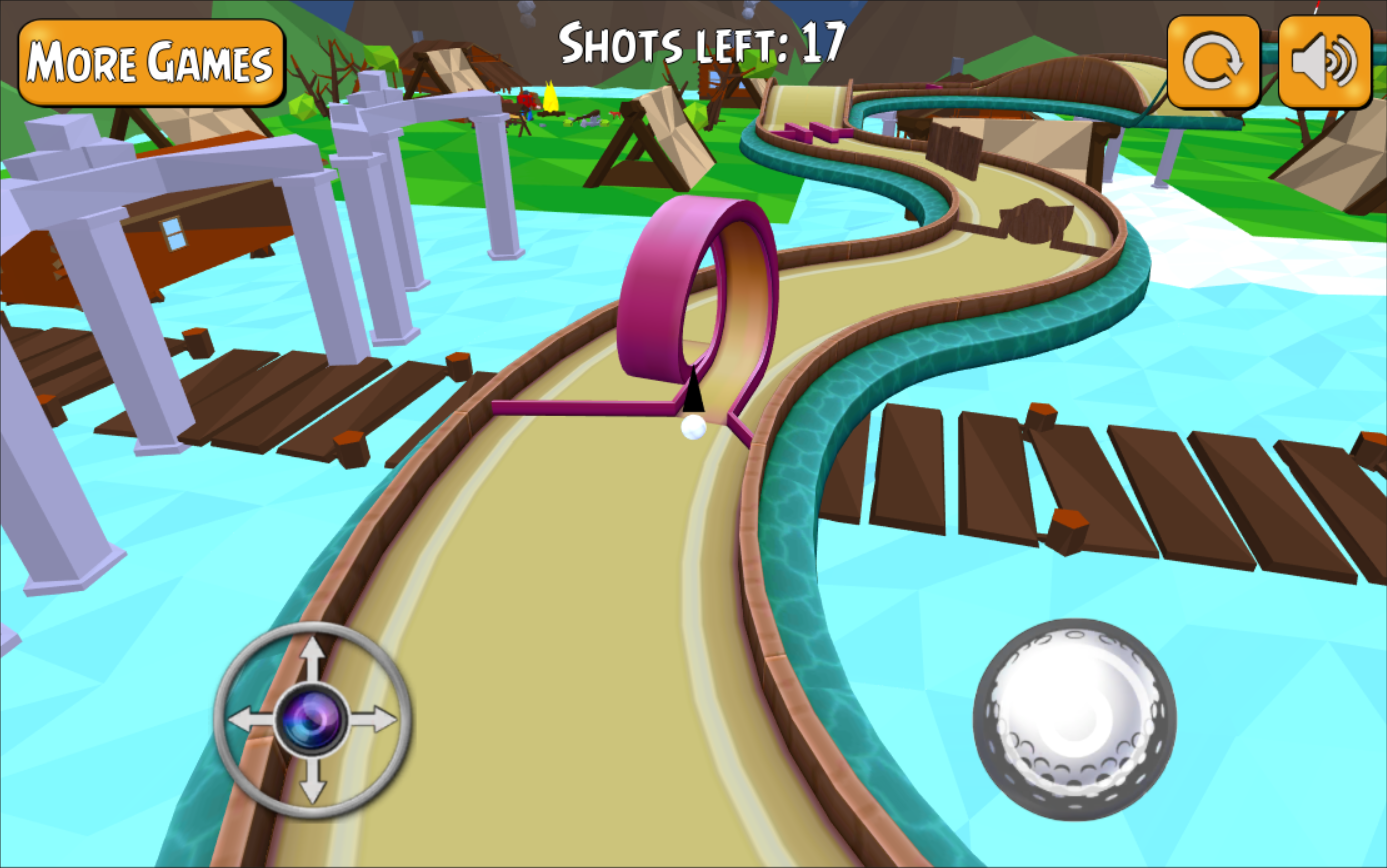 Android application Mini Golf Forest Bay screenshort