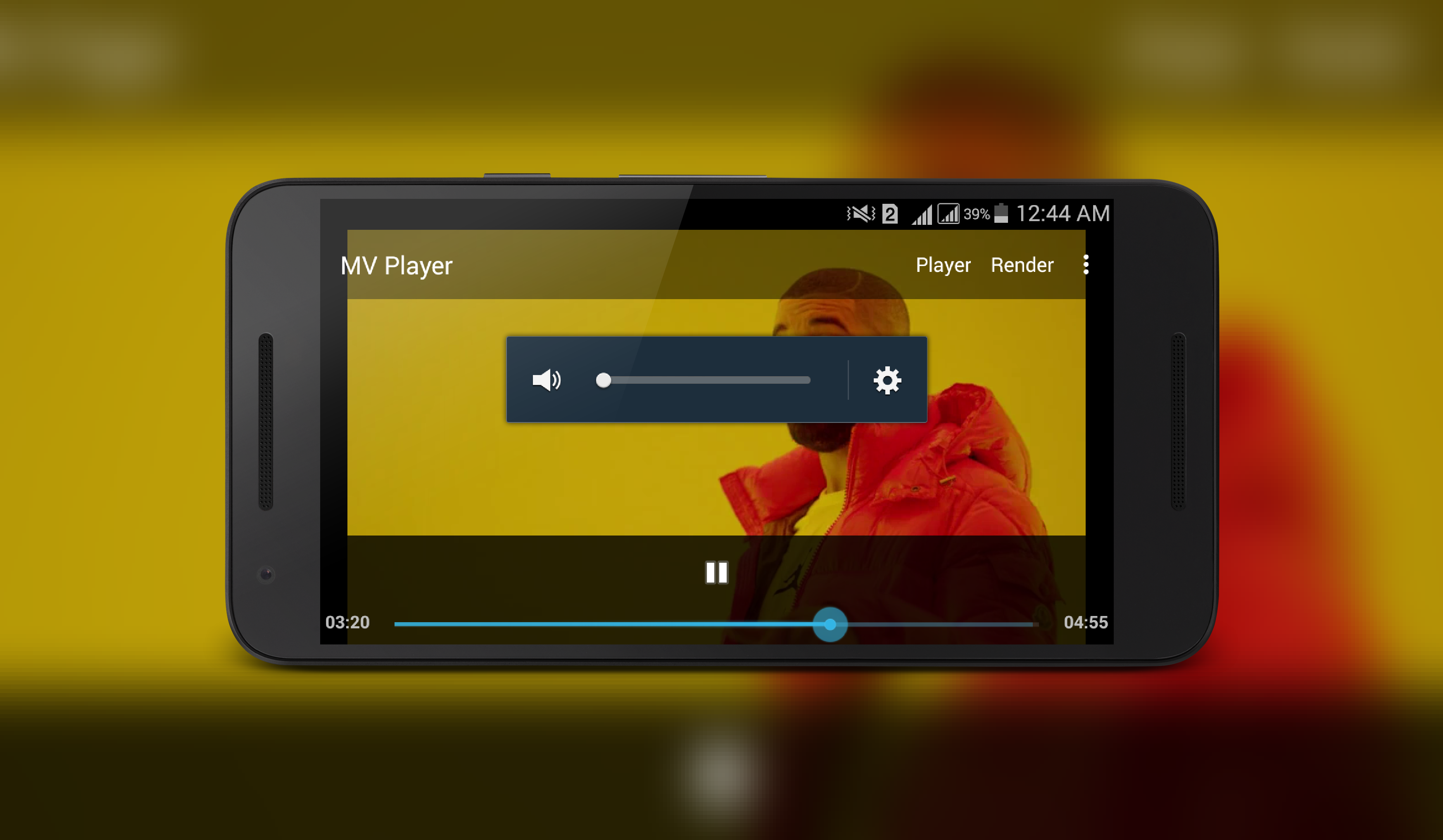 Android application MV Player HD - Music,Video,4K screenshort