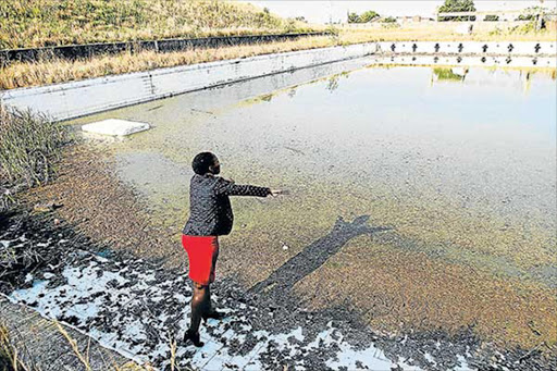 DUMPING SITE: The dilapidated Mdantsane NU2 swimming pool. BCM cancelled a tender invitation to redevelop it last month but last week re-issued the tender notice. Picture: SINO MAJANGAZA