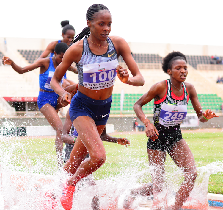 Beatrice Chepkoech in action during a past event