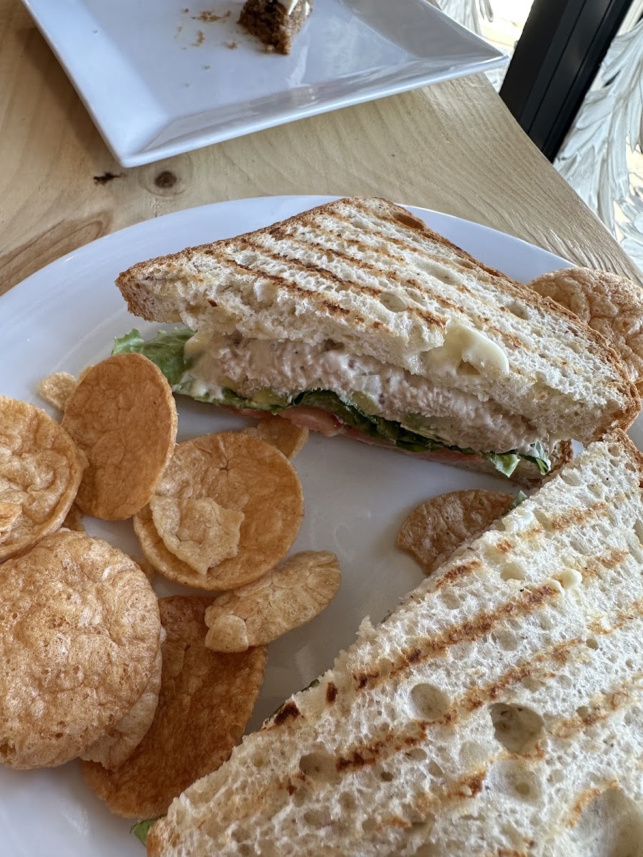 Avocafo chicken salad sandwich