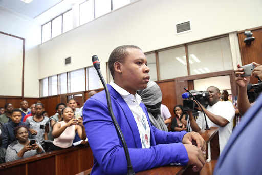 CAPTION.PHUMLANI MBOKAZI AND Sibongile Mbambo ( MOTHER) appearS in the Durban Magistrates court for the hijacking of her baby Picture: JACKIE CLAUSEN