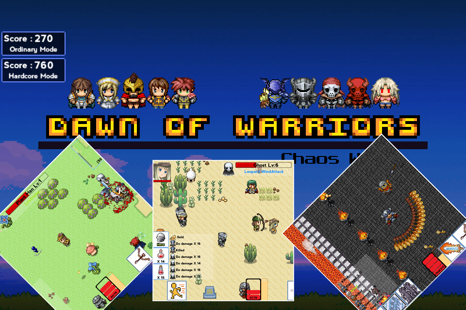 Android application Dawn of Warriors screenshort