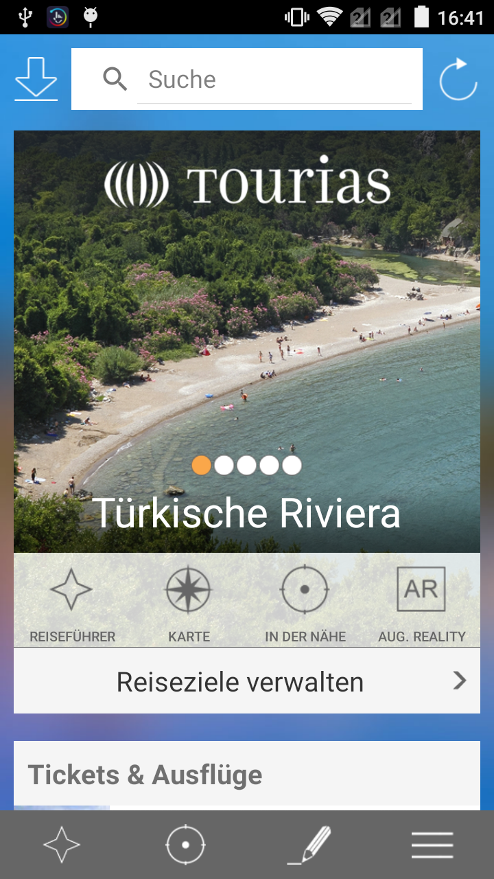 Android application Turkish Riviera Travel Guide screenshort