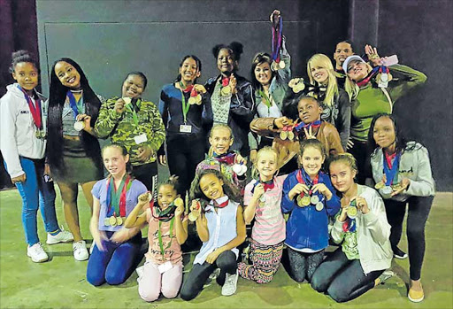 SUCCESSFUL: Nicole Windell’s ‘Steps of Style Dancers’ won medals at the South African dance championships Picture: SUPPLIED