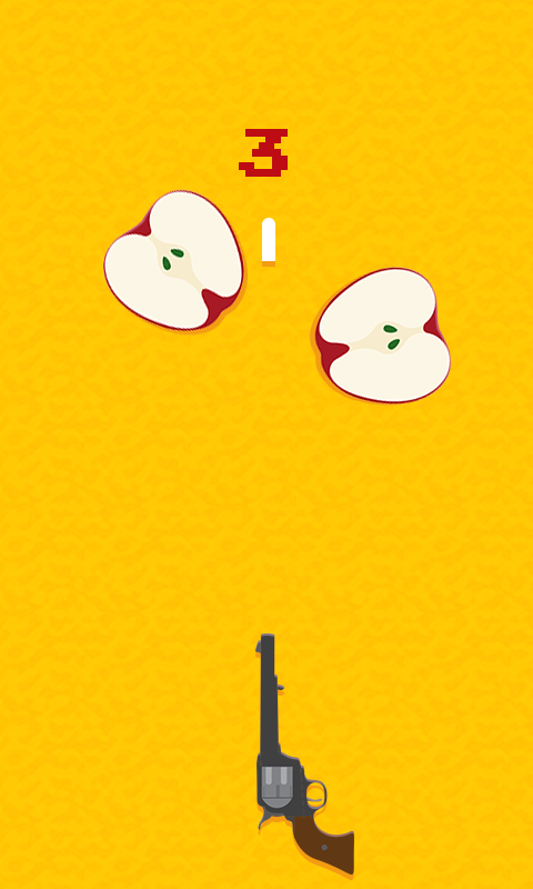 Android application Dead Red Apples Shooting Fun screenshort