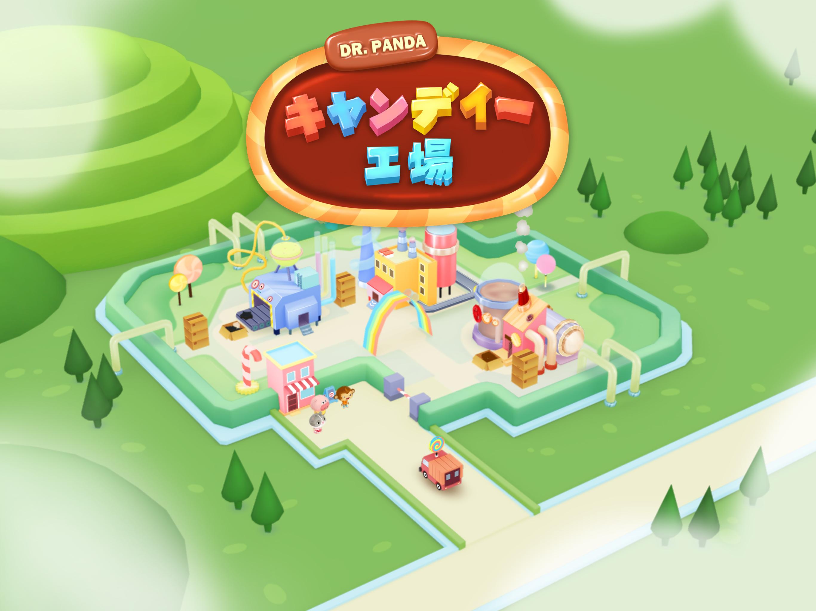 Android application Dr. Panda Candy Factory screenshort