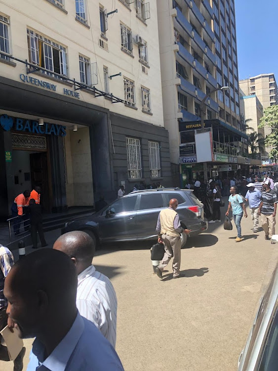 Barclays Bank Queensway branch in Nairobi where the cash was intercepted.