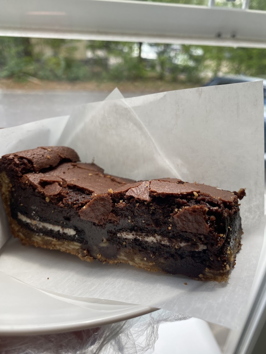 OMG bat- brownie, choc chip cookie and a hidden oreo