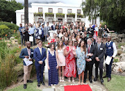 The top 20 matric pupils in the Western Cape at Leeuwenhof with education MEC Debbie Schafer on January 10 2019.