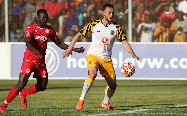 Samir Nurkovic of Kaizer Chiefs during the Absa Premiership 2019/20 football match between Highlands Park and Kaizer Chiefs at Makhulong Stadium, Tembisa on 04 August 2019.