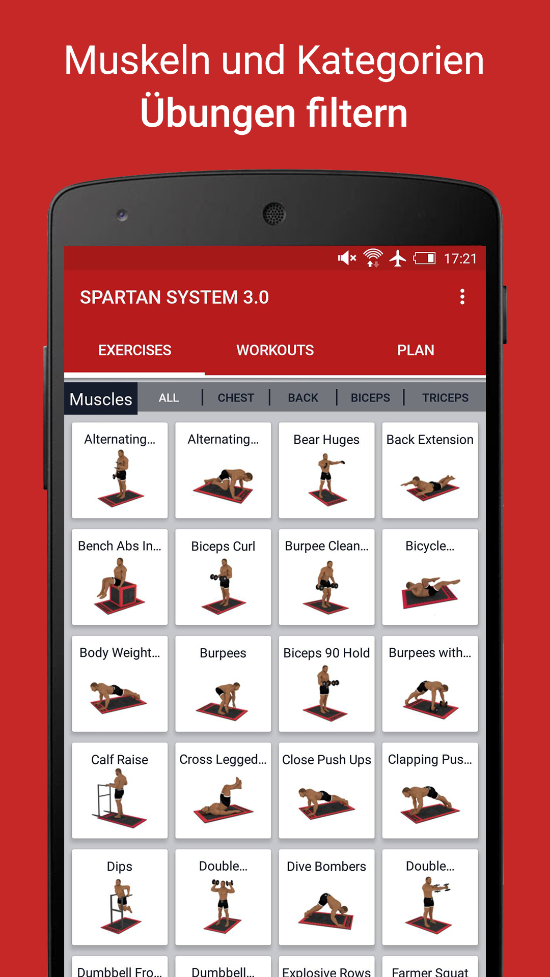 Android application MMA Spartan System Home Workouts & Exercises Pro screenshort