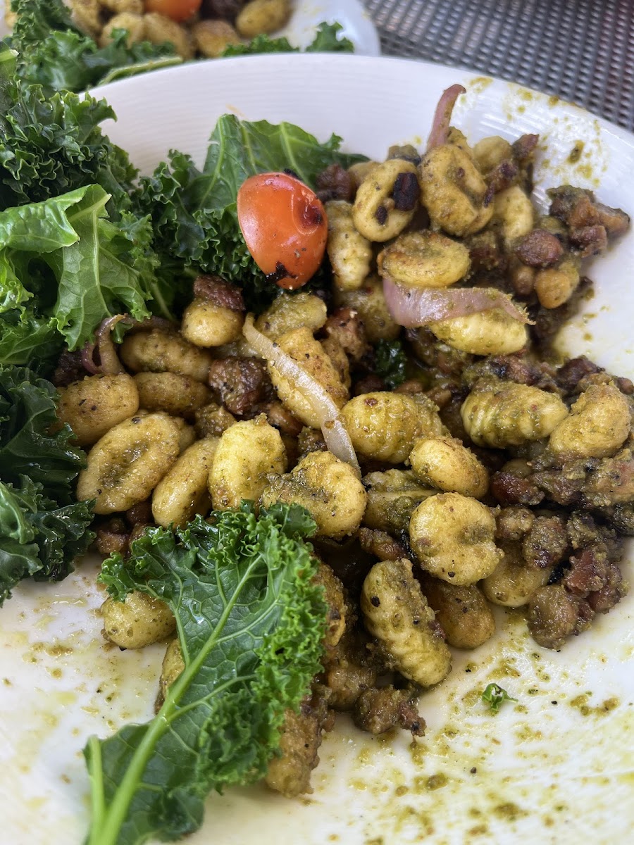 Kale Pesto Gnocchi