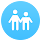family and guests icon