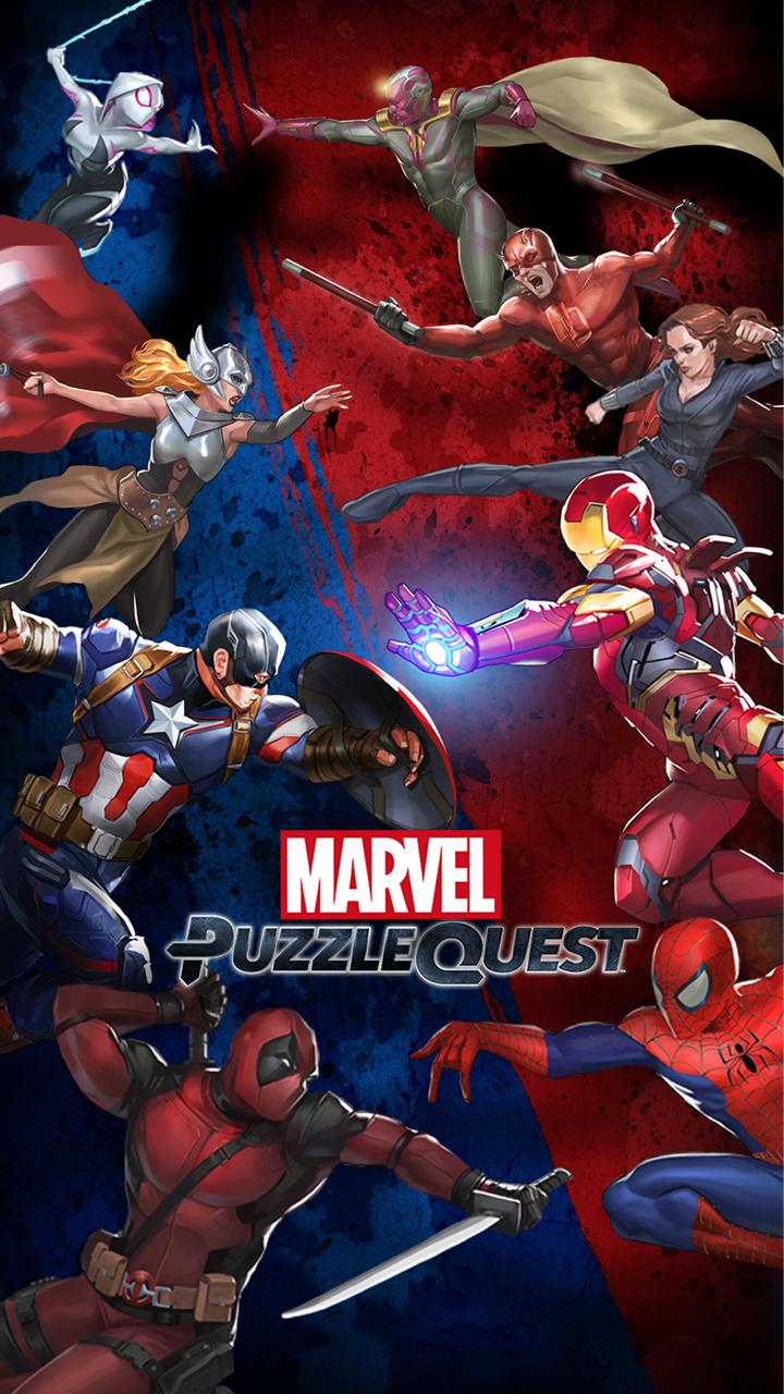 Android application MARVEL Puzzle Quest: Hero RPG screenshort