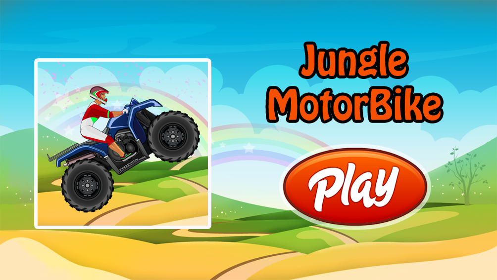 Android application Jungle Hill Climb MotorBike screenshort