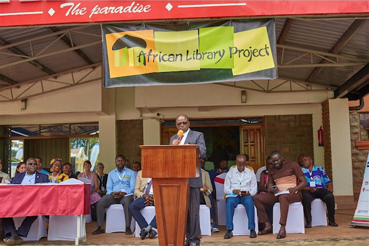 Rongo University VC Prof Samuel Gudu delivers his speech