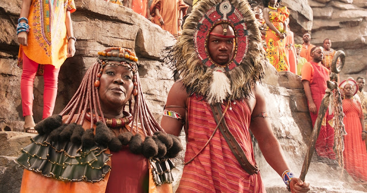 Actress Connie Chiume played the role of a mining elder in 'Black Panther'.