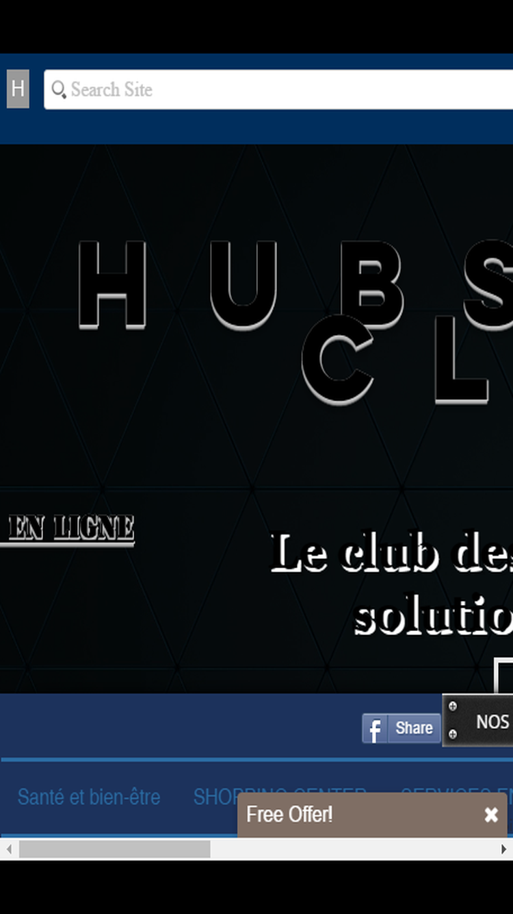 Android application Hubsites Club screenshort