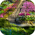 Tile Puzzle - Gardens Apk