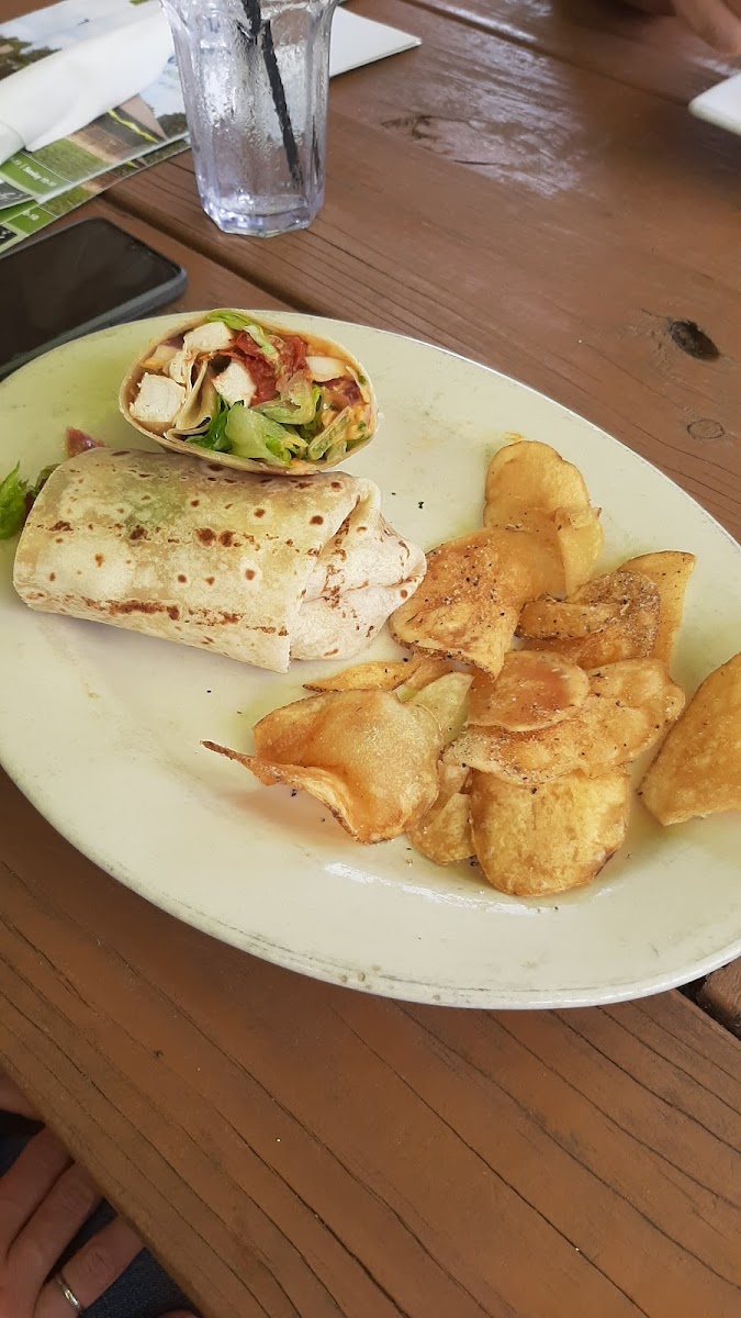The Athens with a gluten free wrap