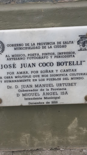 Monumento a Jose Juan Coco Botelli