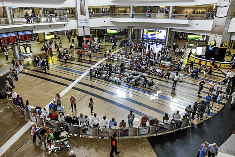 A man who had been given several warnings for touting at OR Tambo International Airport has been sentenced to a R5,000 fine, or five months' imprisonment, and has been banned from the airport under civil aviation regulations.